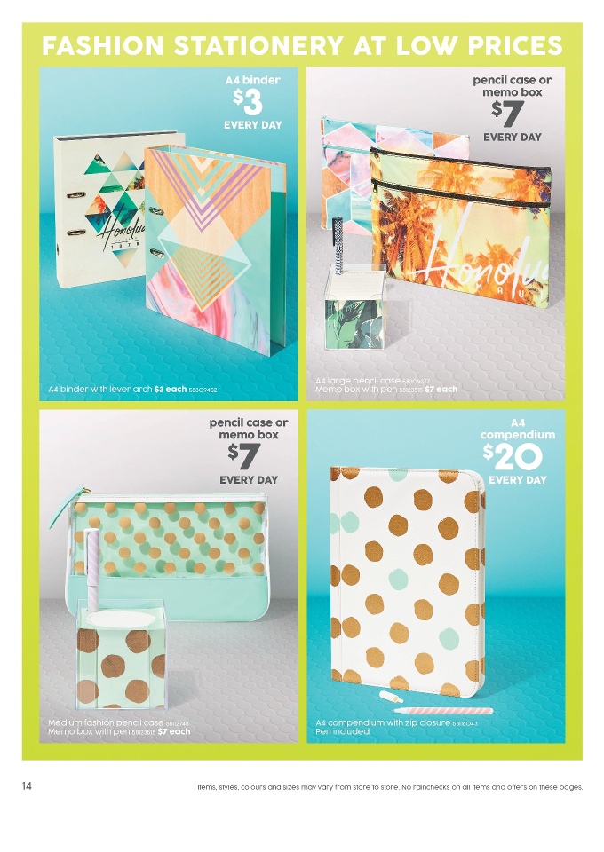 Target Catalogue