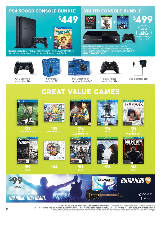 Target Catalogue