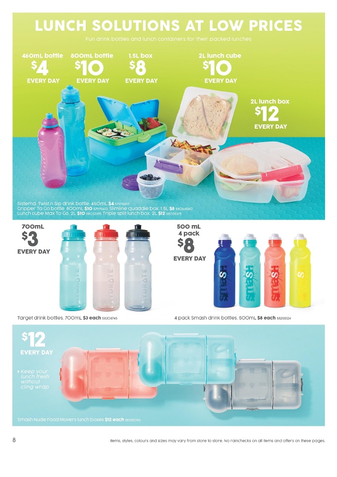 Target Catalogue