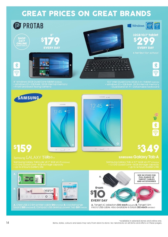 Target Catalogue