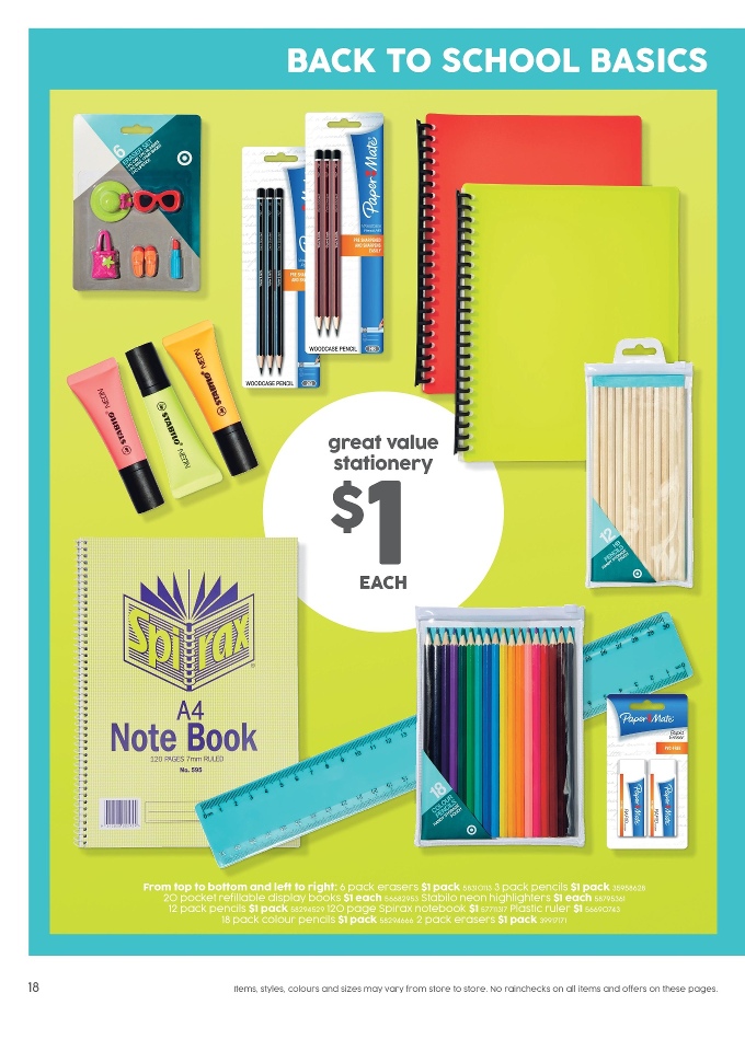 Target Catalogue