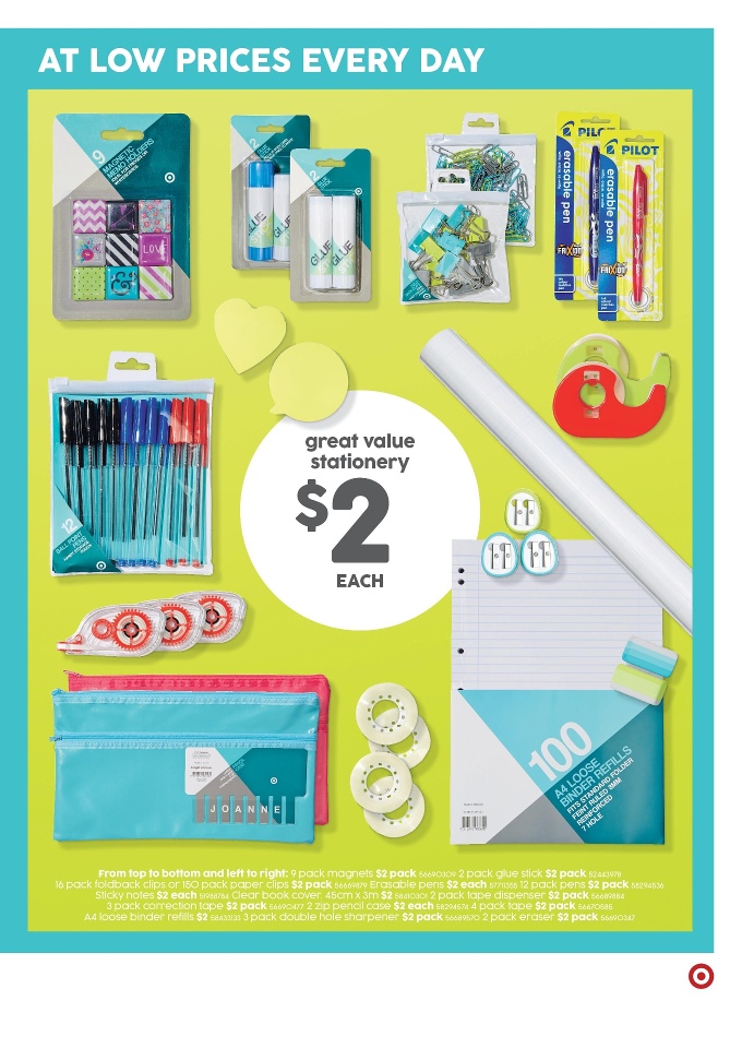 Target Catalogue