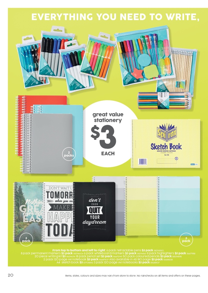 Target Catalogue