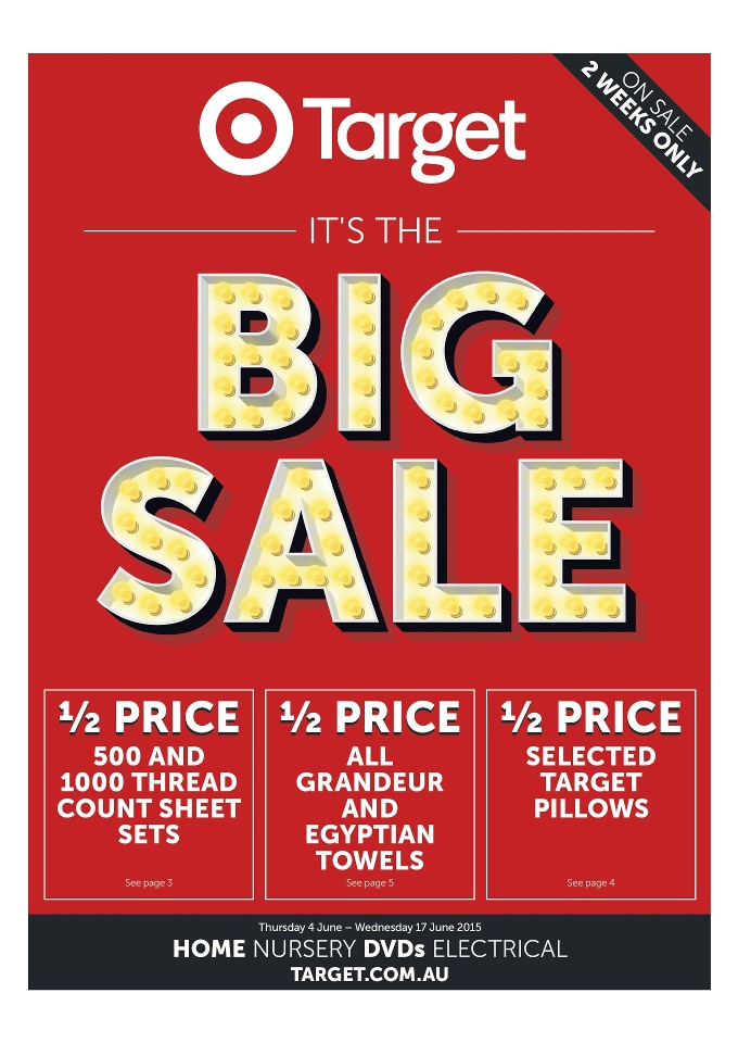 Target Catalogue Big Sale 03 June 2015 Catalogue AU