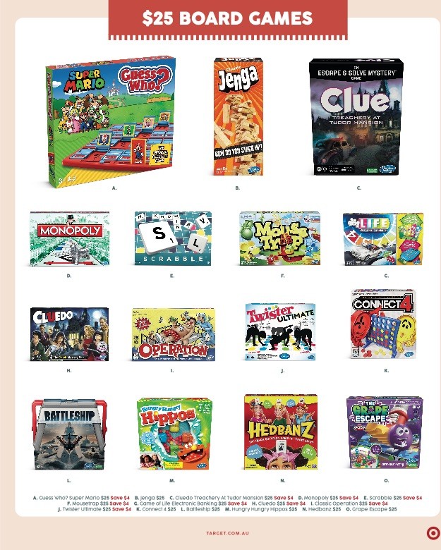 Target Catalogue