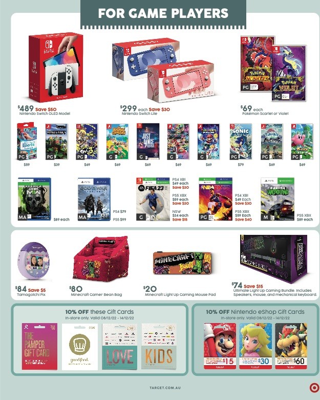 Target Catalogue