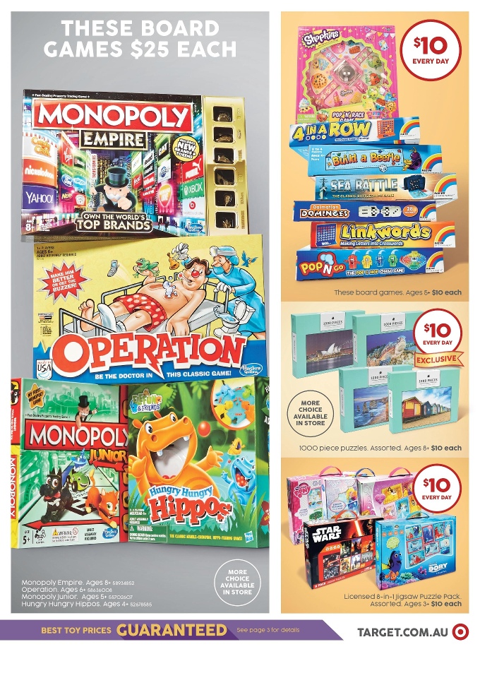 Target Catalogue