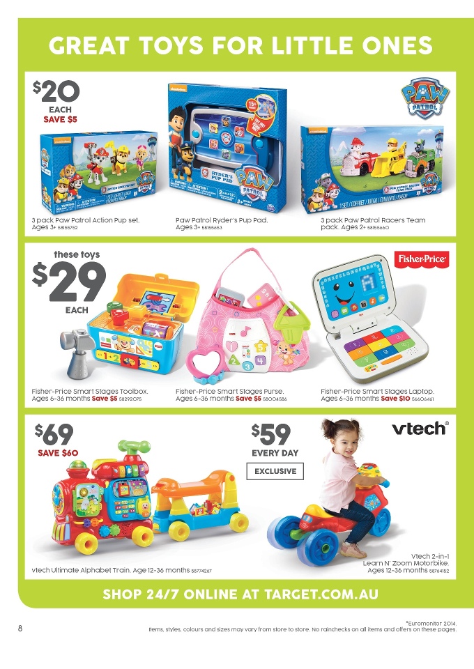 Target Catalogue