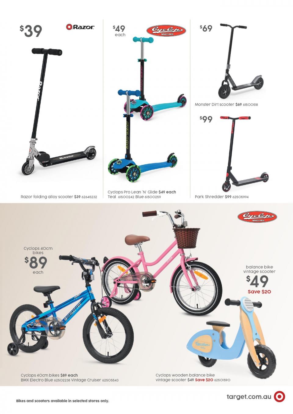 Target Catalogue