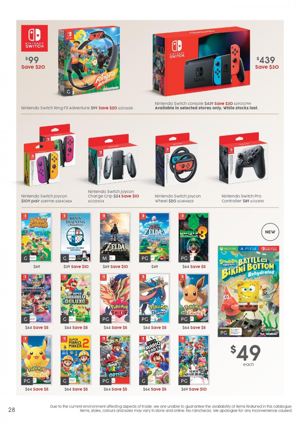 Target Catalogue
