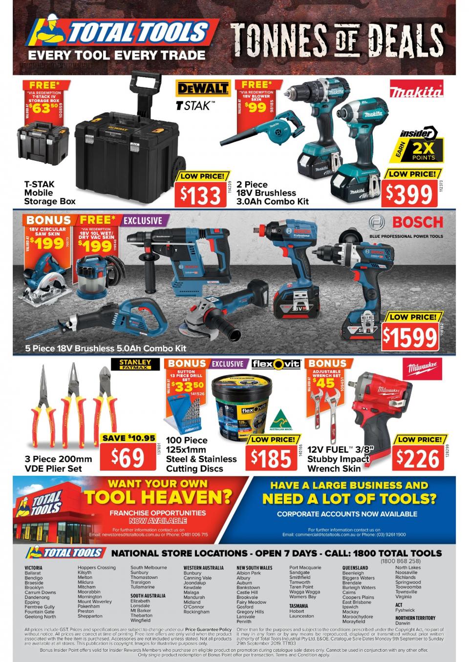 Total Tools Catalogue 9 - 29 Sep 2019 | Catalogue AU