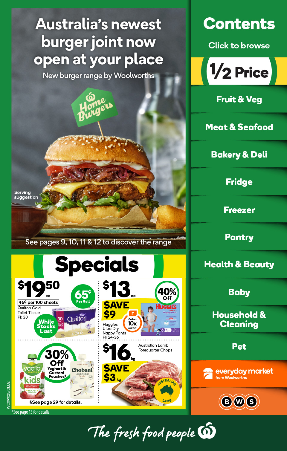 Weekly Specials Woolworths Catalogue October Qld