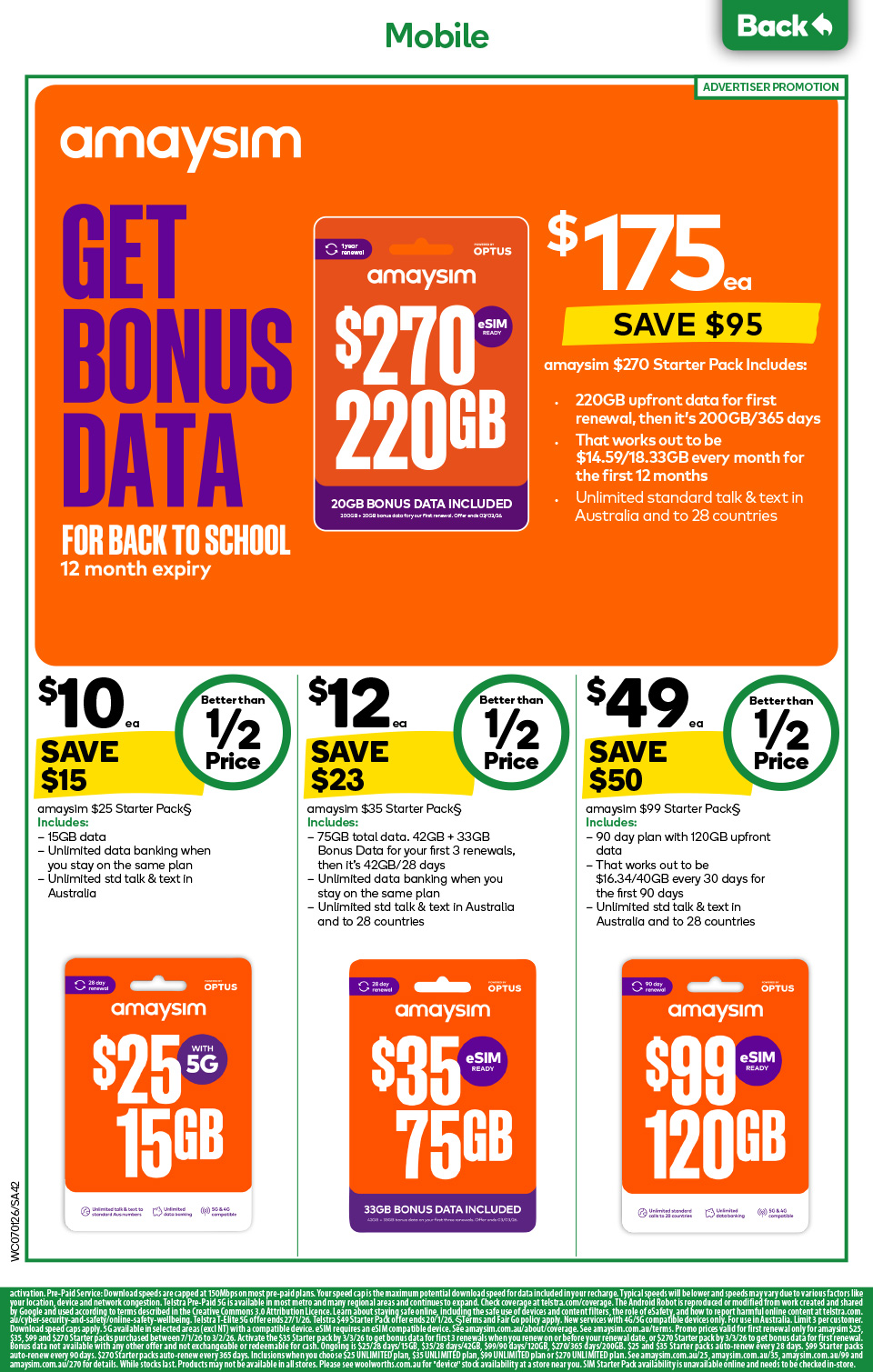 Woolworths Catalogue