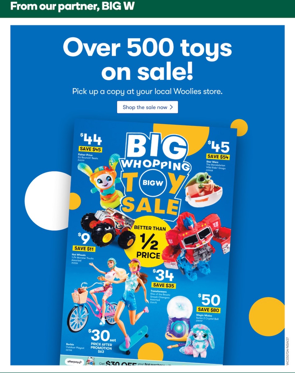 Woolworths Catalogue