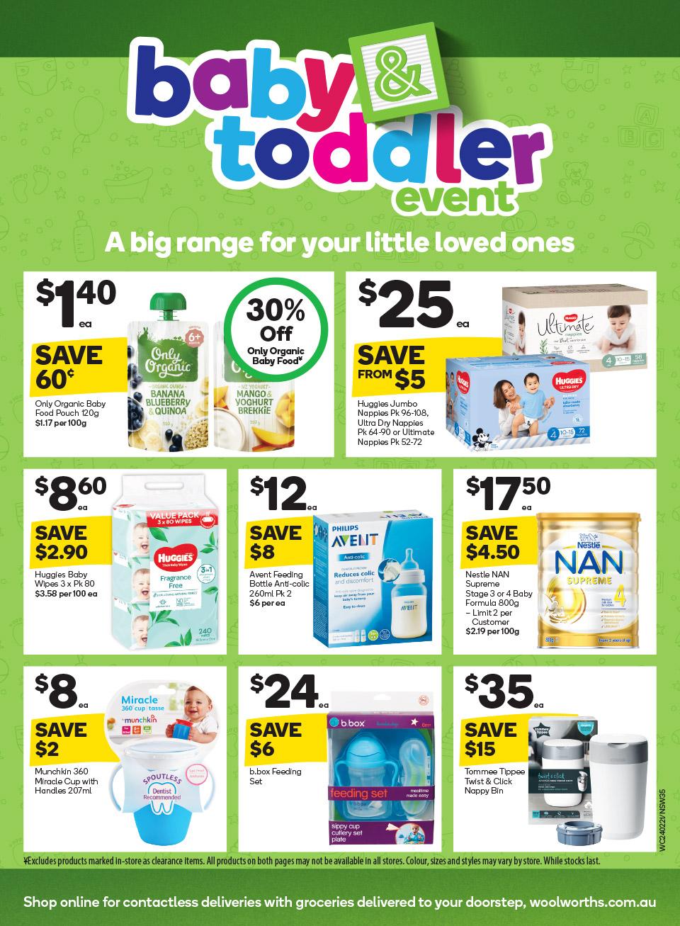 Woolworths Catalogue Baby Products 24 Feb 2 Mar 2021 Catalogue AU